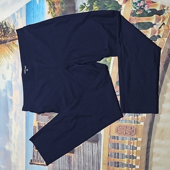 Eileen Fisher Blue Pants Leggings Size Medium - Picture 2 of 5